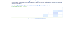 Desktop Screenshot of hightrading.com.mx